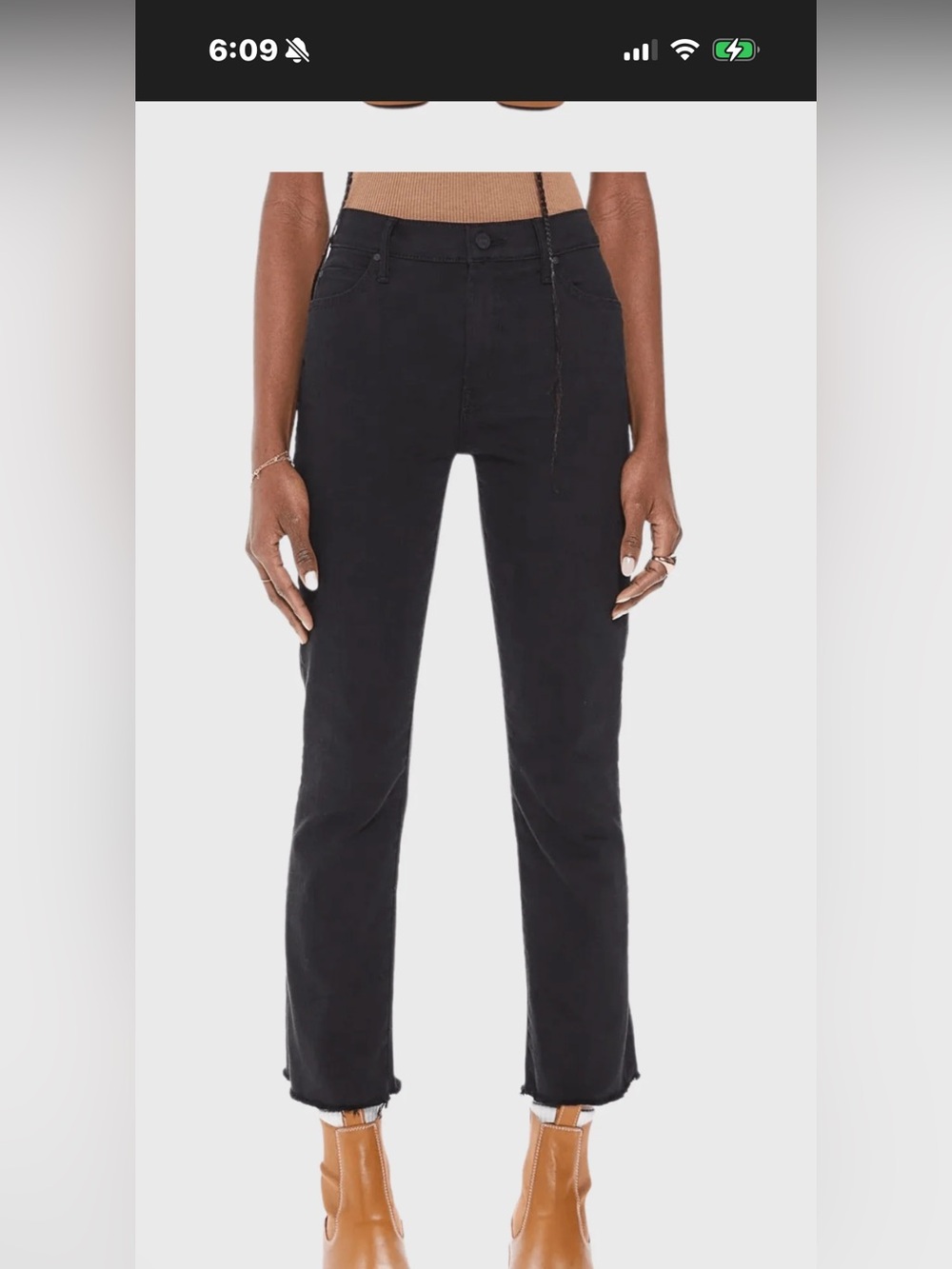 Mother jeans The rascal ankle fray 27